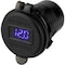 Sea-Dog Round USB &amp; USB-C Power Socket w/Hidden Voltmeter 426518-1 - alternate 2